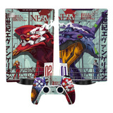 Skin Compatible Con Consola Ps5 Evangelion