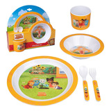 Daniel Tiger 5 Pc Mealtime Feeding Set For Kids And Toddler.