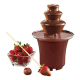 Fuente Cascada De Chocolate. Fondue Tres Niveles