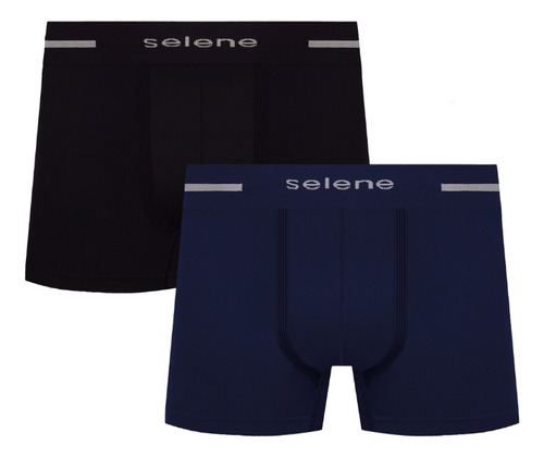 Kit 10 Cuecas Box Selene Sem Costura Boxer Original 