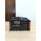 Gravador De Áudio De 4 Trilhas Para Dslr Tascan Dr-60mk2