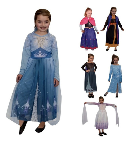 Disfraz Frozen 2 Princesa Elsa Anna Disney Original Niñas