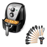 Air Fryer Mondial 4l 4/6 Pessoas 110v + Kit Utensílios Gamer