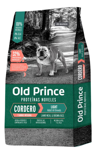 Old Prince Proteinas Noveles Perro Light Cordero Arroz 15 Kg