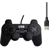 Controle Joystick Usb Com Dual Shock Para Jogos De Computado