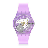 Reloj Mujer Swatch Gv136 Tramonto Viola /relojería Violeta