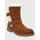 Botin Cuero Mujer Kiki Café Hush Puppies