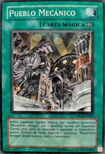 Yugioh! Pueblo Mecánico Tdgs-sp057 Common