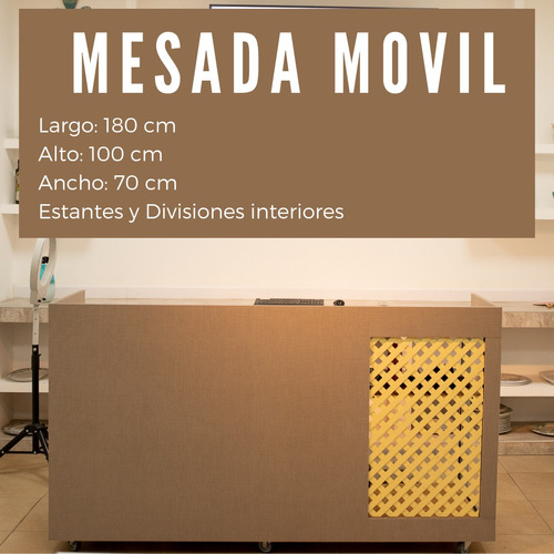 Mesada Movil / Barra / Mostrador