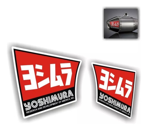 Calcos Gráfica Escape Yoshimura El Par - Laminados