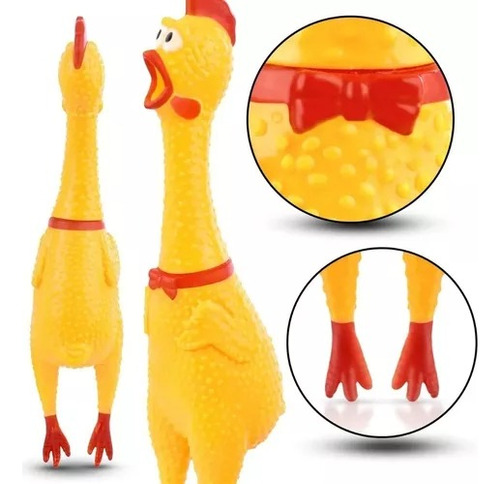 Gallina Chillona Pollo Chillon Juguete 30cm Chifle