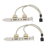 Sinloon - Juego De 2 Cables Y Conectores Para Computadora