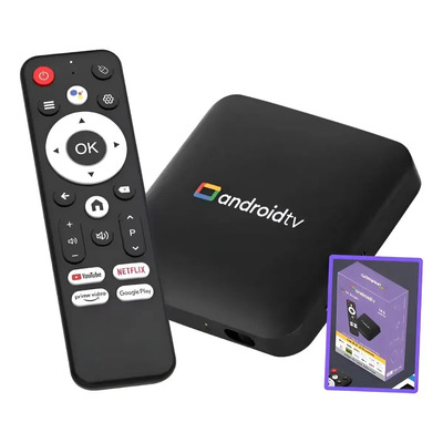 Tvbox Android 14 Voz Inteligente Hd 4k- De Voz Color Negro | Envío gratis