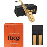 Jean Paul Usa As-400 Saxofón Alto Estudiante Con Rico Reeds 