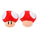 Hongo Peluche Mario Bros Rojo 26 Cm