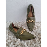 Flats Tory Burch Jessa Point Loafer #4 Mex Originales Usados