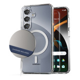 Carcasa Magsafe Transparente C/cargador P/samsung Galaxy S24