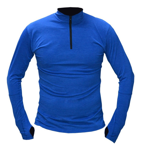 Remera Deportiva Fit Manga Larga