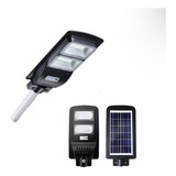 Foco 60w Solar Luz Led Exterior Plazas Con Soporte Y Envio