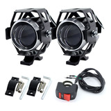 Farolete Led Auxiliar Moto Carro Caminhão 12v 24v Angel Eyes