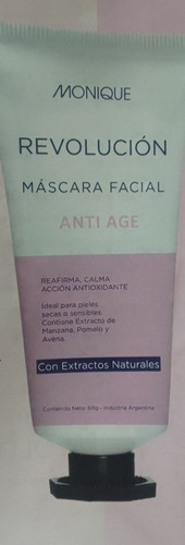 Máscara Facial Anti Age Revolución De Monique 