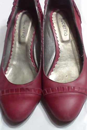 Lucerna Zapatos En Color Rosa Viejo Nro 37 Taco Chino 4.5 Cm-de Alto. Muy Comodos- Hermoso Diseño Y Color- Exclusivo!!!