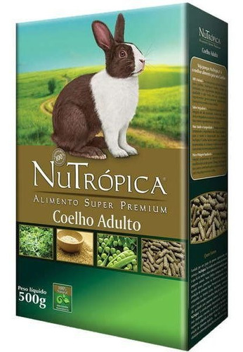 Ração Nutrópica Coelho Adulto 500gr