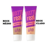 Kit 2 Bases Líquida Matte Avon Real