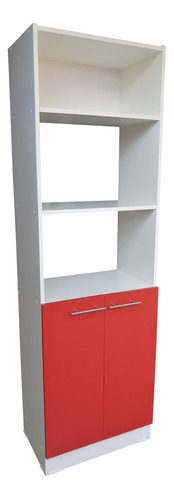 Mueble Hornos Microhondas+electrico Ptas Rojas 180 X 55 X 35