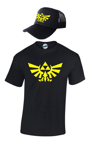 Combo Camiseta The Legend Of Zelda Algodon 100%