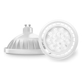 Lampara Ar111 Led 11w Gu10 Cuerpo Blanco Macroled