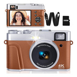 4k Digital Camera For Photography Autofocus, 48mp Vloggin...