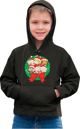 Sudadera Infantil De Los Rugrat Corona Navideña