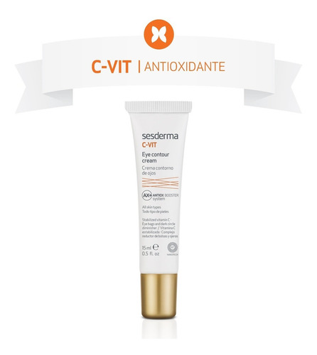 Crema Contorno De Ojos C-vit Vitamina C, 15 Ml, Sesderma Tipo De Piel Todo Tipo De Piel Volumen De La Unidad 15 Ml