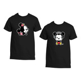 Pack Polera Parejas Día De Los Enamorados Amor Mickey Bebes2