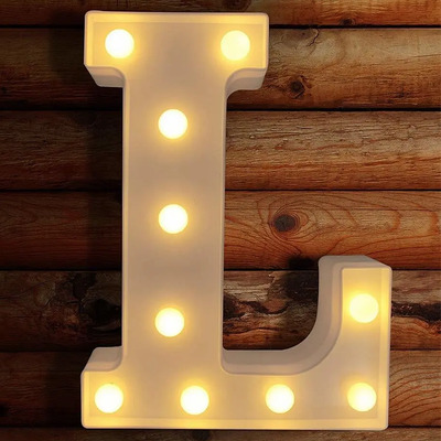 Letras Números Luminosa Letreros Luces Led Decorativa Fiesta L | Envío gratis
