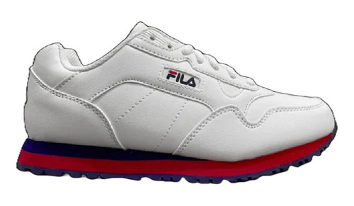 Tenis Fila Cress Blanco-rojo Dama 5rm01913126  J