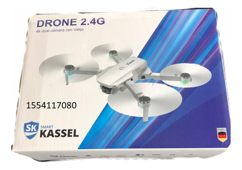 Drone 2,4g Smart Kassel Sk-di40 4k Cámara Dual + Valija