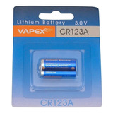 Pila Cr123 3v Lithium Vapex Para Sensor De Movimiento