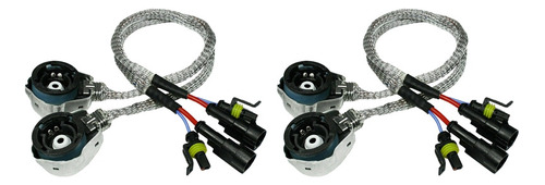 4 Adaptadores De Bombilla De Xenón Hid D2s/d4s, Conector De