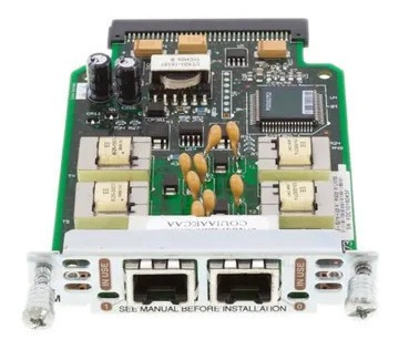 Modulo Cisco Vic2 2e/m 2 Port Voice Interface Card Com Nfe