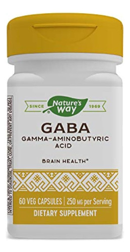Terapia Enzimática Gaba, Ácido Gamma-aminobutírico 250 Mg De