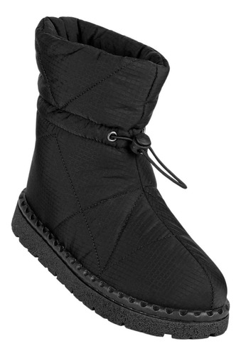 Bota Mujer Invernal Piso Negro Furor 19403904