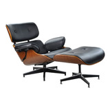 Sillon Living Diseño Ecocuero Madera Eames Miller Hausmann