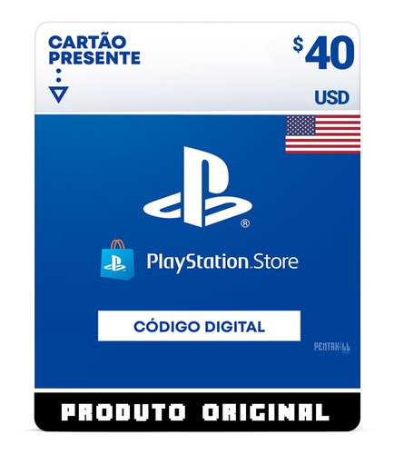 Gift Card Psn Playstation $40 Dólares Ps4 Ps5 Usa