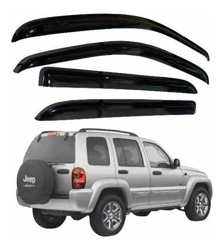 Botaguas Deflectores Jeep Liberty 2002/2007 Racing