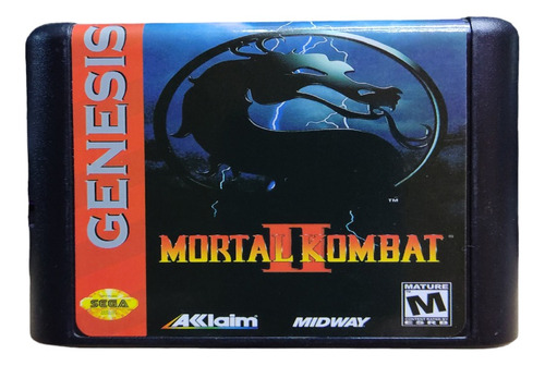 Juego Mortal Kombat 2 Para Sega Genesis