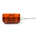 50 Capacitor Bipolar 100uf 100v 105°c