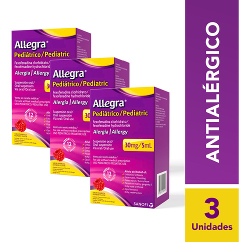 Allegra® Pediátrico 150ml X 3