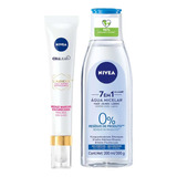 Kit Nivea Antiolheiras Luminous 630 E Agual Micelar 7 Em 1